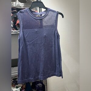 nice blue tank for brunchh with friends